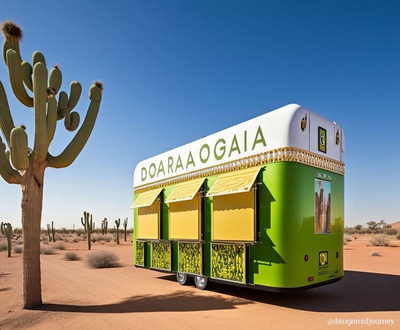 纤维绿色沙漠车