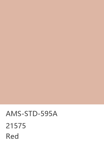 AMS-STD-595A 21575 Red 色卡