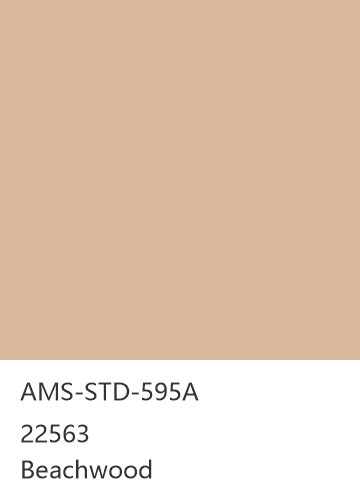 AMS-STD-595A 22563 Beachwood 色卡