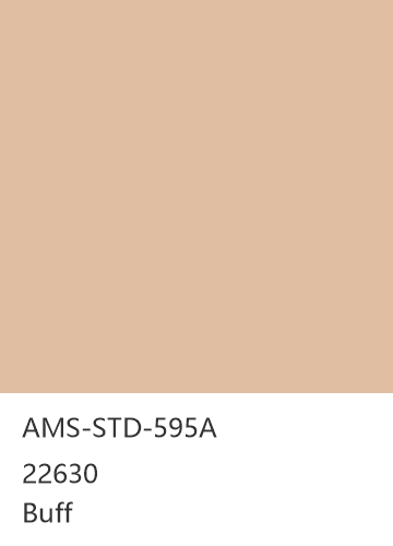 AMS-STD-595A 22630 Buff 色卡