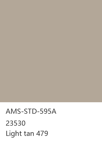 AMS-STD-595A 23530 Light tan 479 色卡