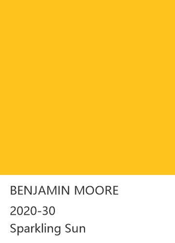 BENJAMIN MOORE 2020-30 Sparkling Sun 色卡