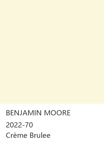 BENJAMIN MOORE 2022-70 Crème Brulee 色卡