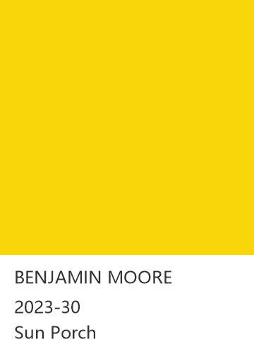 BENJAMIN MOORE 2023-30 Sun Porch 色卡