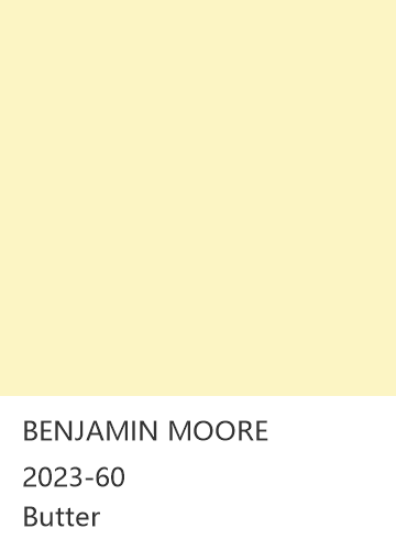 BENJAMIN MOORE 2023-60 Butter 色卡