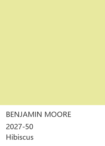 BENJAMIN MOORE 2027-50 Hibiscus 色卡