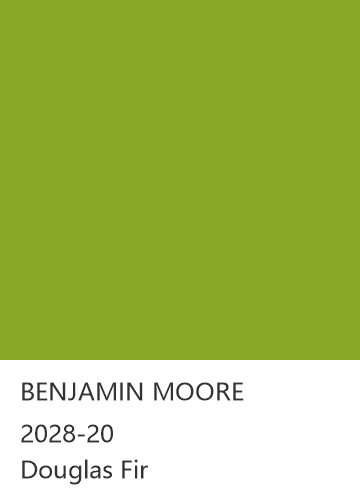 BENJAMIN MOORE 2028-20 Douglas Fir 色卡