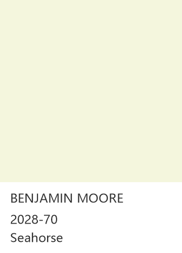 BENJAMIN MOORE 2028-70 Seahorse 色卡