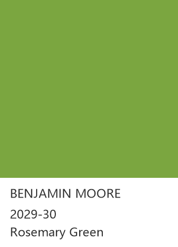 BENJAMIN MOORE 2029-30 Rosemary Green 色卡
