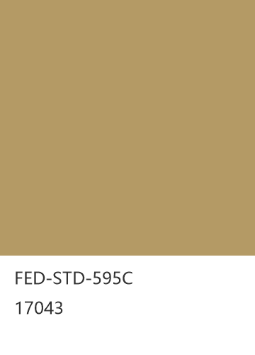 FED-STD-595C 17043  色卡