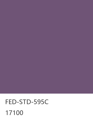 FED-STD-595C 17100  色卡