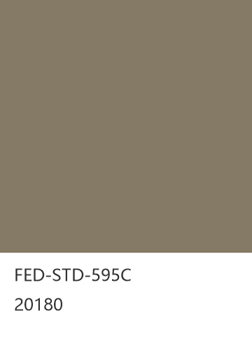 FED-STD-595C 20180  色卡