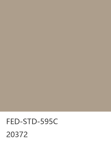 FED-STD-595C 20372  色卡