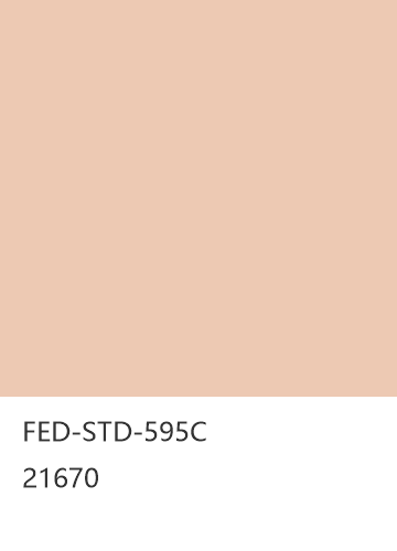 FED-STD-595C 21670  色卡