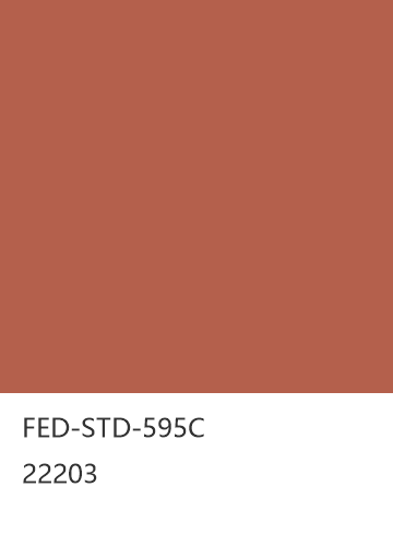 FED-STD-595C 22203  色卡