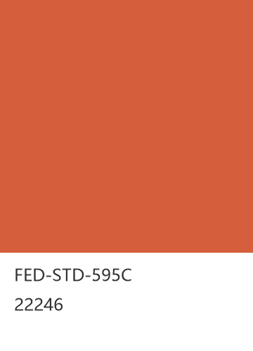 FED-STD-595C 22246  色卡