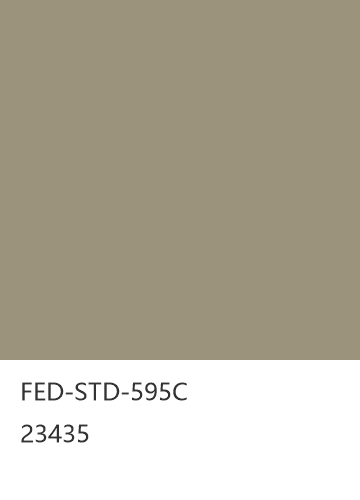 FED-STD-595C 23435  色卡