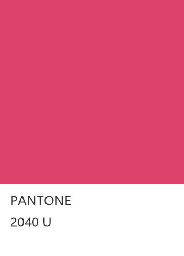 PANTONE 2040 U  色卡