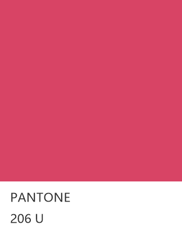 PANTONE 206 U  色卡