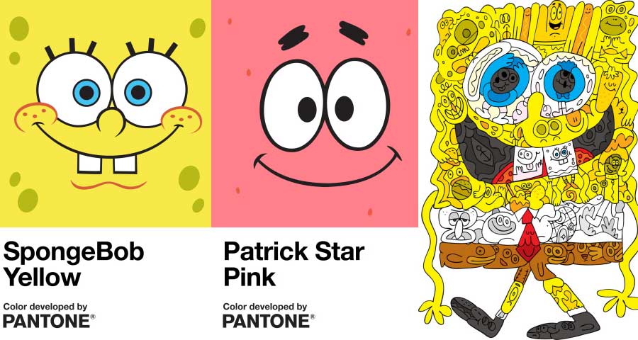 为纪念海绵宝宝周年 Pantone创造了两款新色彩 千通彩色彩管理官网