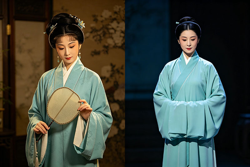 中国传统色彩青衣